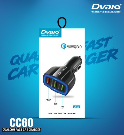 Dvaio 3.0A CC60 Qualcom Fast Car Charger